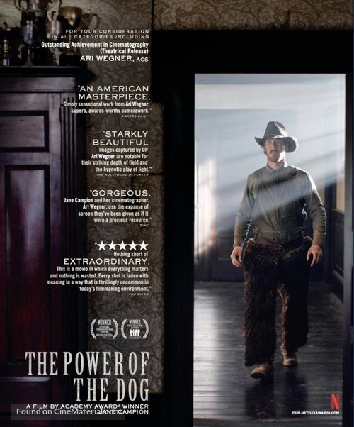 The Power of the Dog - For your consideration movie poster