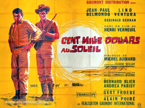 Cent mille dollars au soleil - French Movie Poster