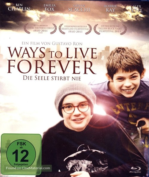 Ways to Live Forever - German Blu-Ray movie cover