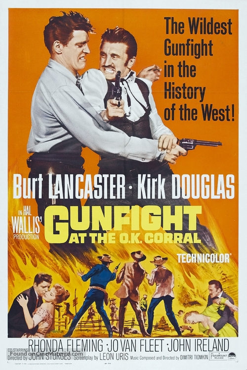 Gunfight at the O.K. Corral - Re-release movie poster