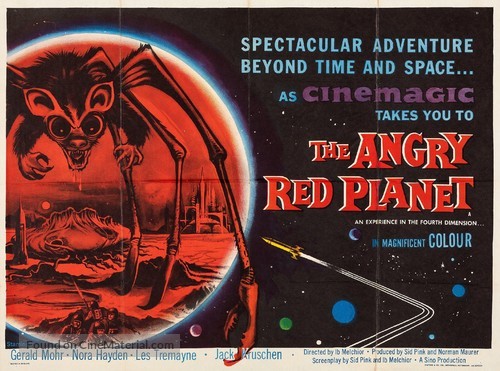 The Angry Red Planet - British Movie Poster