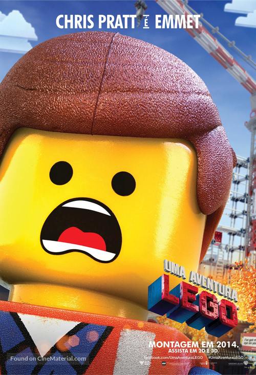 The Lego Movie - Brazilian Movie Poster