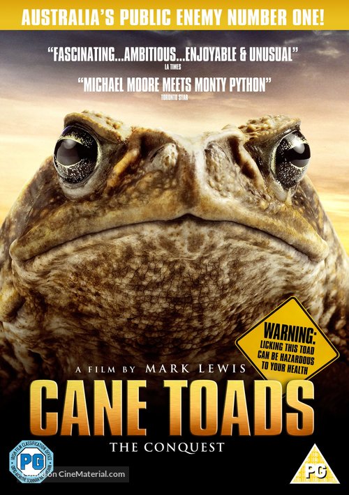 Cane Toads: The Conquest - British DVD movie cover