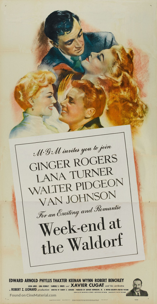 Week-End at the Waldorf - Movie Poster