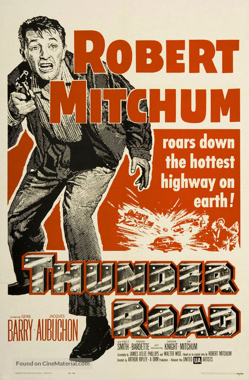 Thunder Road - Re-release movie poster