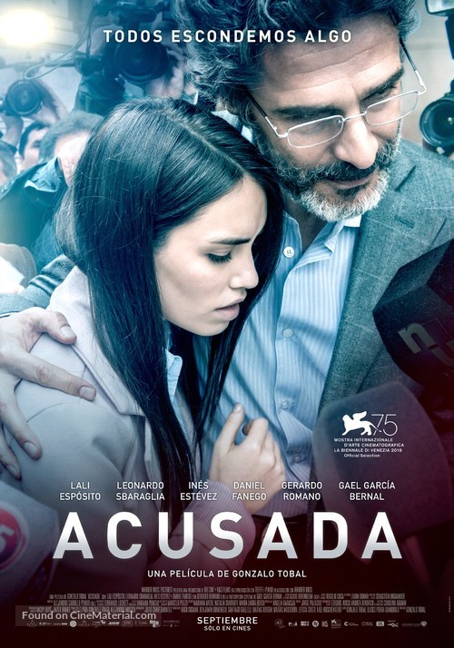 Acusada - Argentinian Theatrical movie poster