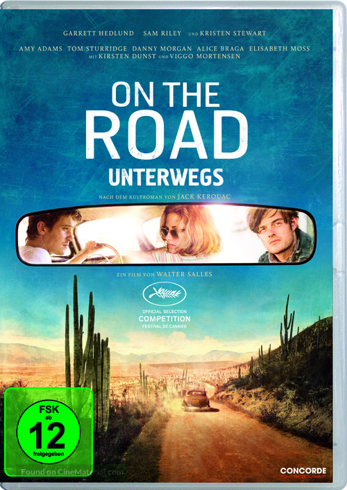 On the Road - German DVD movie cover