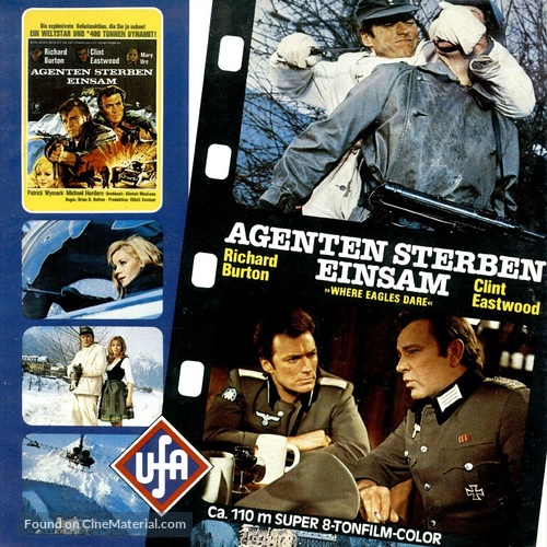 Where Eagles Dare - German Movie Cover