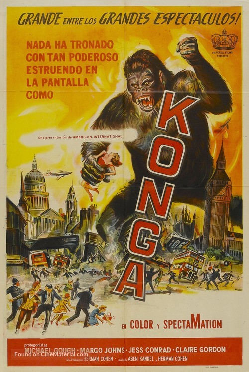 Konga - Argentinian Movie Poster