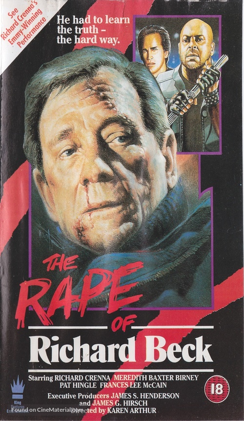 The Rape of Richard Beck - British VHS movie cover