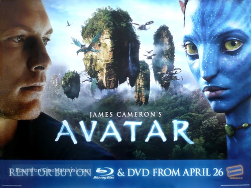 Avatar - British Video release movie poster