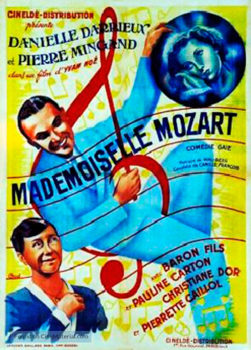 Mademoiselle Mozart - French Movie Poster