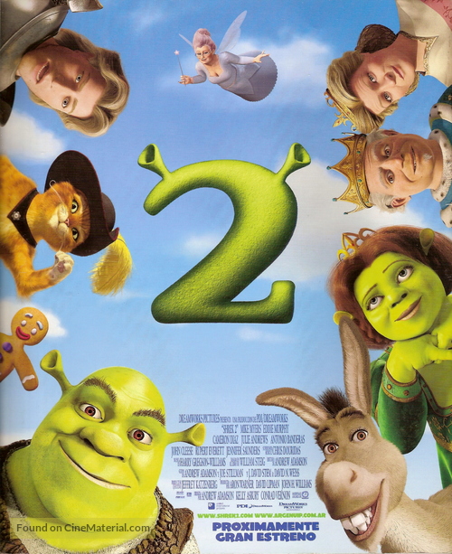 Shrek 2 - Argentinian Movie Poster