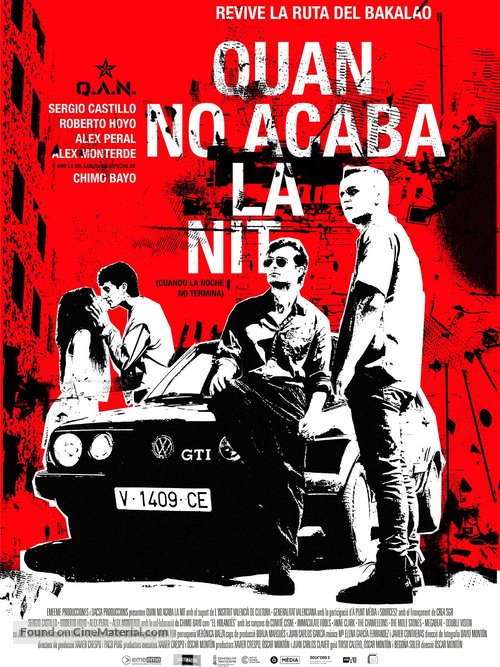 Quan no acaba la nit - Spanish Movie Poster