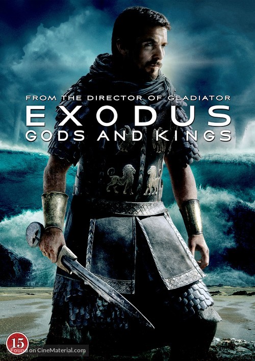 Exodus: Gods and Kings - Danish DVD movie cover