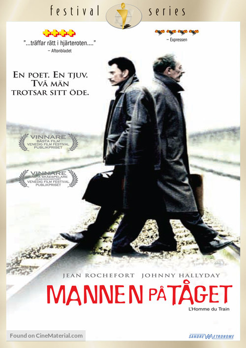 L&#039;homme du train - Swedish DVD movie cover