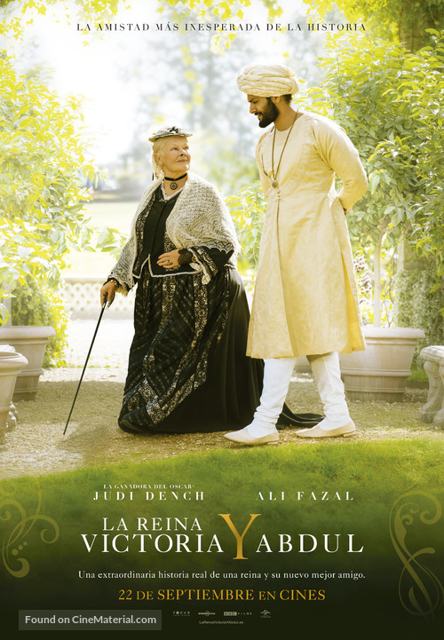 Victoria and Abdul - Spanish Movie Poster