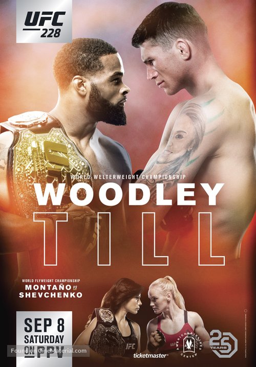 UFC 228: Woodley vs. Till - Movie Poster