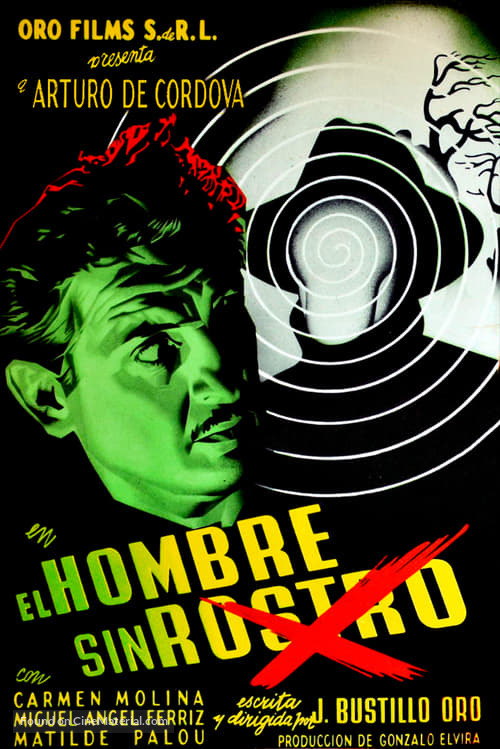 El hombre sin rostro - Mexican Movie Poster