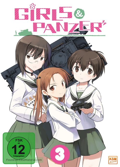 &quot;Girls und Panzer&quot; - German DVD movie cover