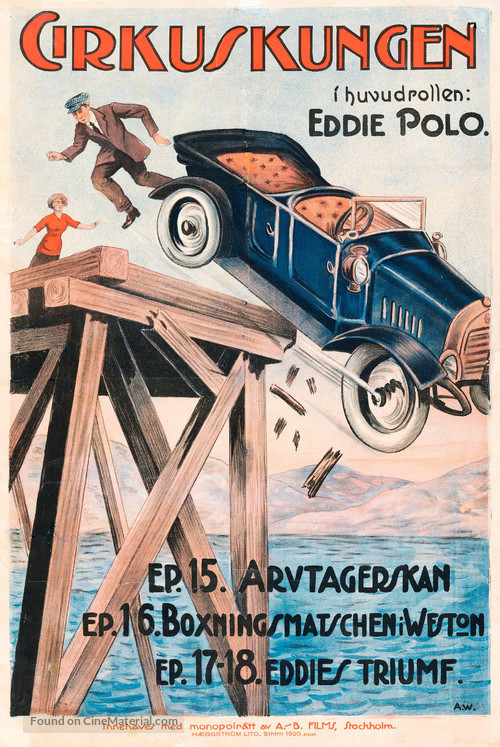 Lure of the Circus - Swedish Movie Poster