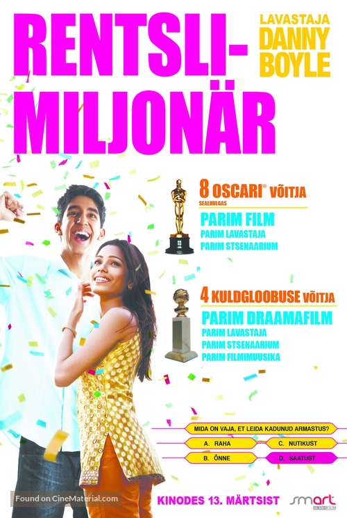 Slumdog Millionaire - Lithuanian Movie Poster