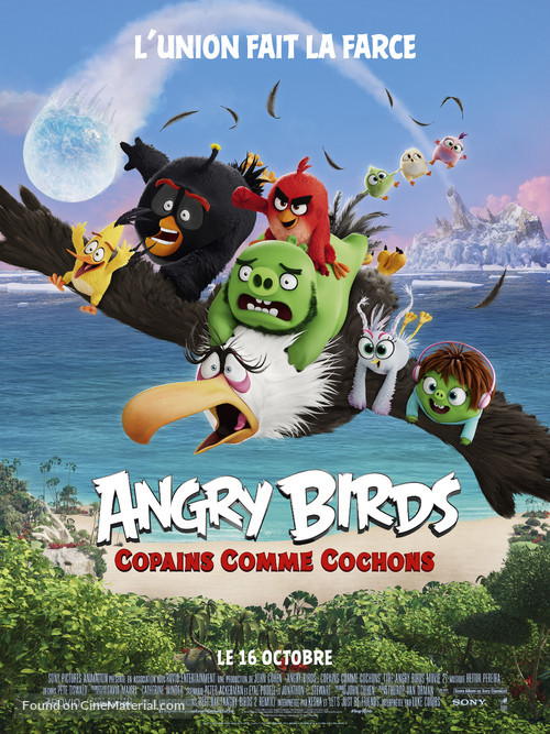 The Angry Birds Movie 2 - French Movie Poster