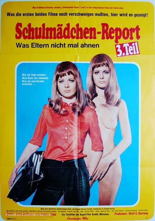 Schulm&auml;dchen-Report 3. Teil - Was Eltern nicht mal ahnen - German Movie Poster