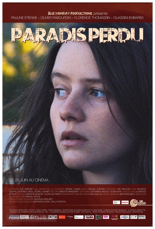 Paradis perdu - Belgian Movie Poster