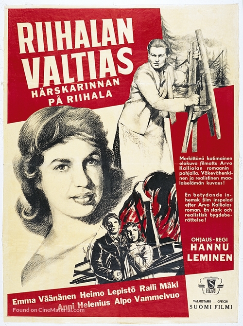 Riihalan valtias - Finnish Movie Poster
