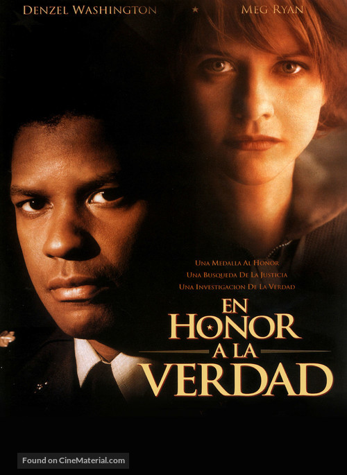 Courage Under Fire - Spanish Movie Poster