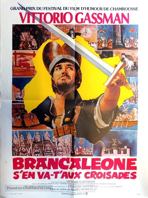 Brancaleone alle crociate - French Movie Poster