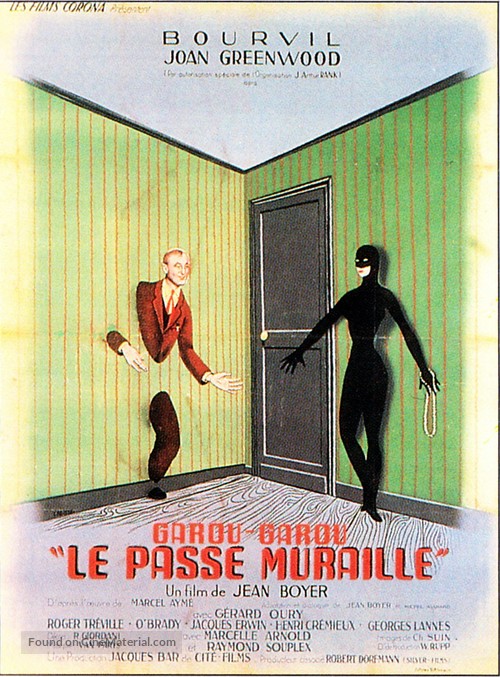 Le passe-muraille - French Movie Poster