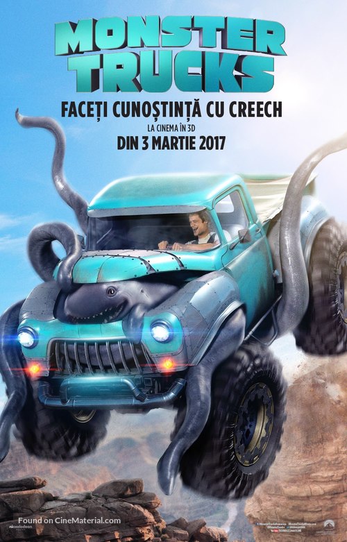 Monster Trucks - Romanian Movie Poster