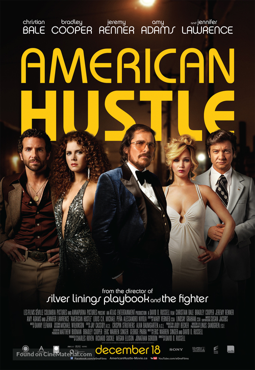 American Hustle - Canadian Movie Poster