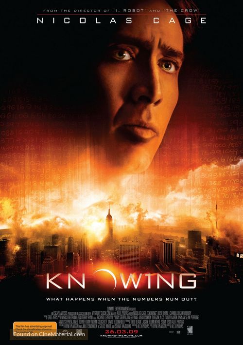 Knowing - Australian Movie Poster