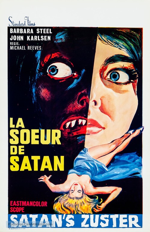 La sorella di Satana - Belgian Movie Poster