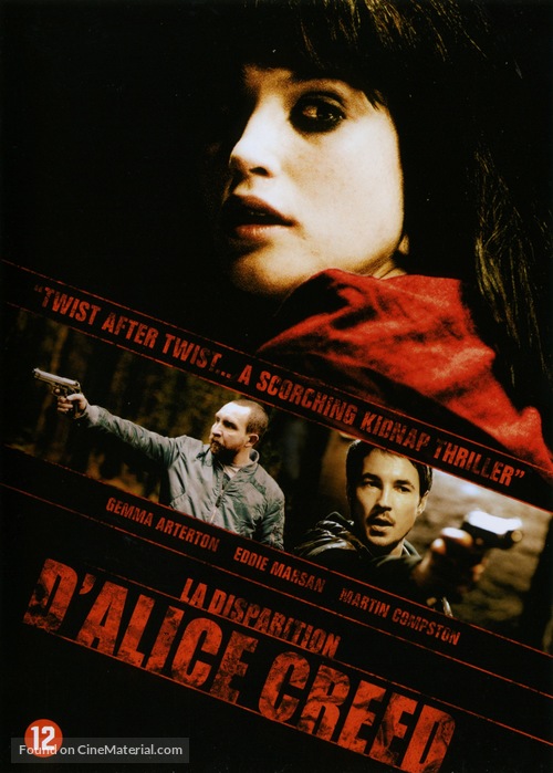 The Disappearance of Alice Creed - Dutch DVD movie cover