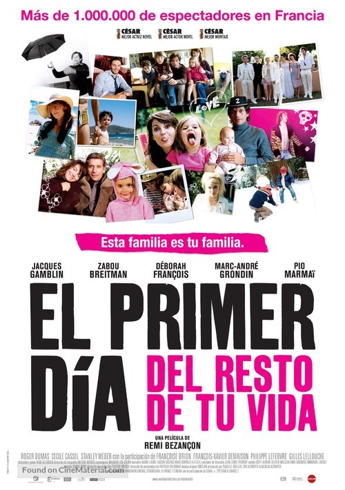 Le premier jour du reste de ta vie - Spanish Movie Poster