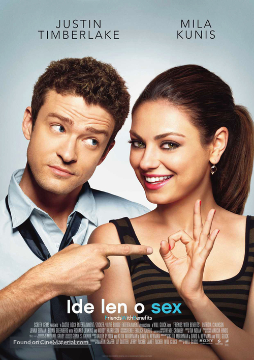 Friends with Benefits - Slovak Movie Poster