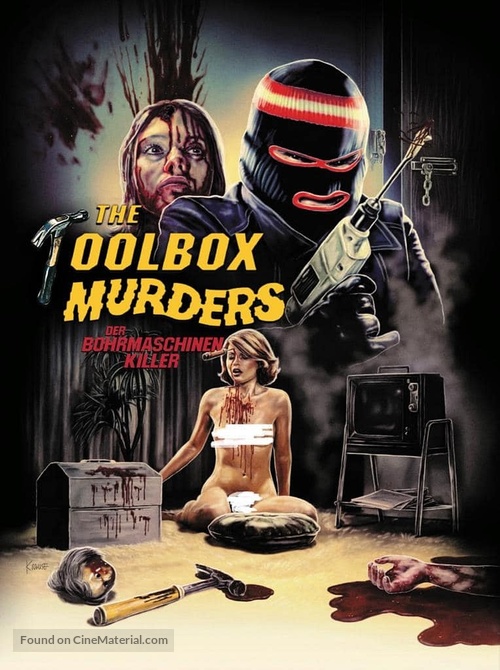 The Toolbox Murders - German Blu-Ray movie cover