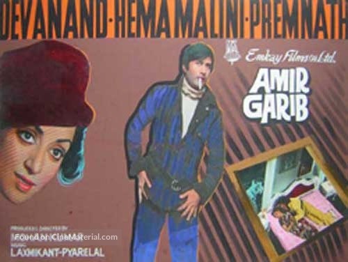 Amir Garib - Indian Movie Poster
