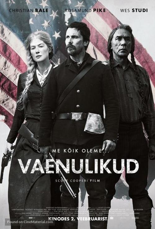 Hostiles - Estonian Movie Poster