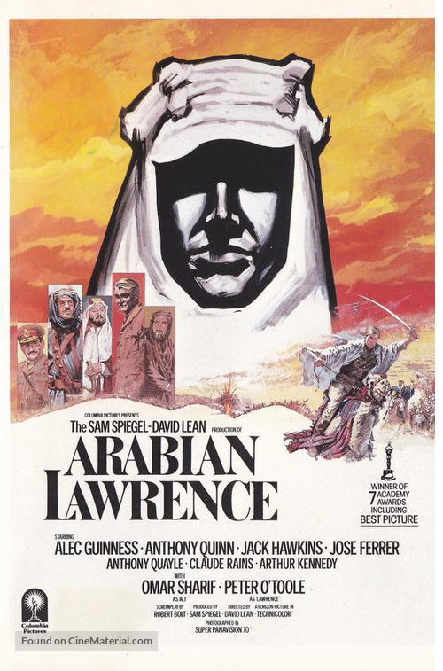 Lawrence of Arabia - Finnish VHS movie cover