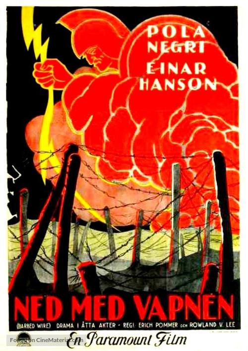 Barbed Wire - Swedish Movie Poster