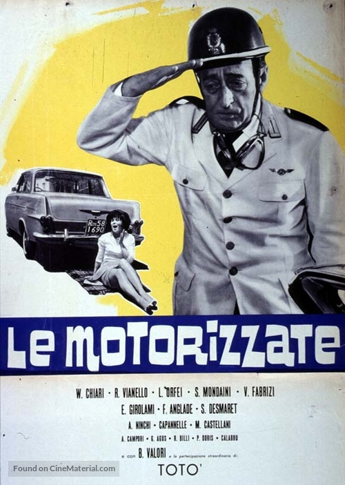 Le motorizzate - Italian Movie Poster