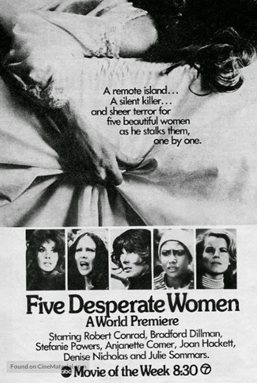 Five Desperate Women - Movie Poster