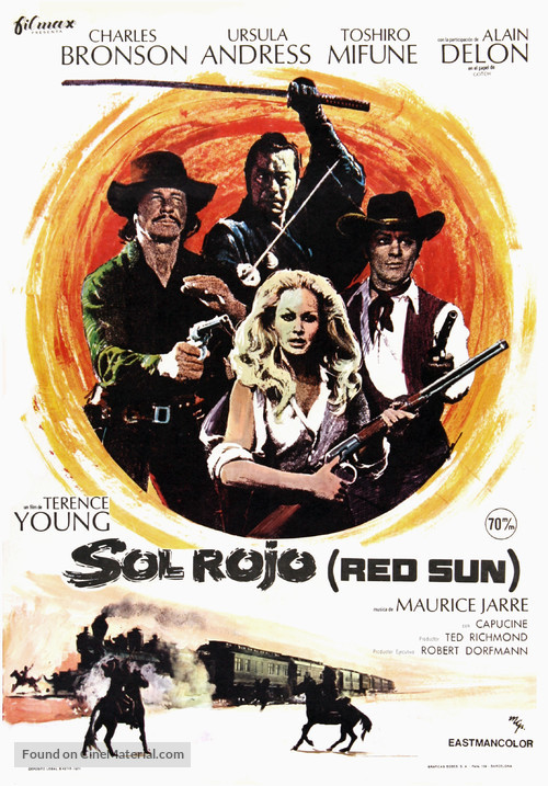Soleil rouge - Spanish Movie Poster