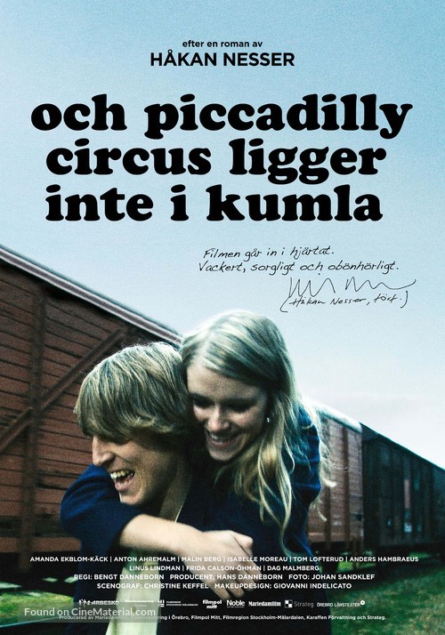 Och Piccadilly Circus ligger inte i Kumla - Swedish Movie Poster