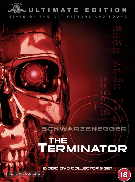 The Terminator - British Movie Cover